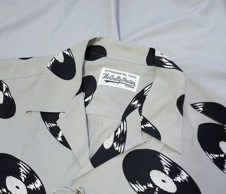 Wacko Maria Wacko Maria Hawaiian Shirt with Vinyl Record Print - dmc Size US XL / EU 56 / 4 - 3 Thumbnail