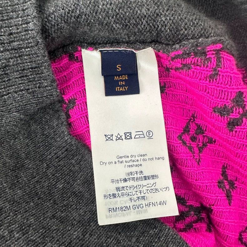 Louis Vuitton Louis Vuitton Black Purple Wool Sweater - dmc Size US S / EU 44-46 / 1 - 3 Thumbnail