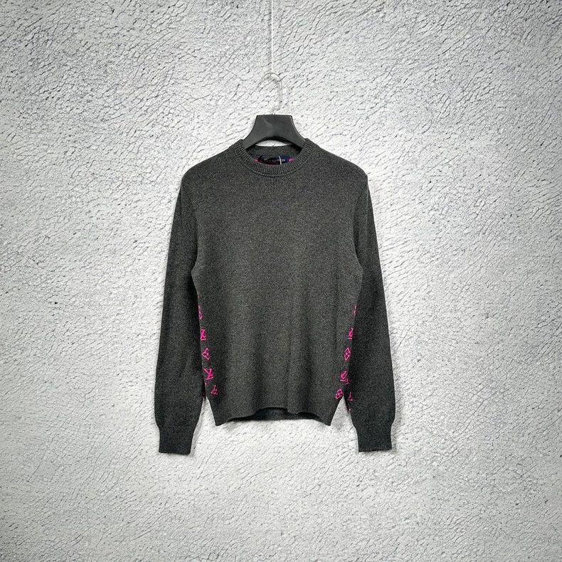 Louis Vuitton Louis Vuitton Black Purple Wool Sweater - dmc Size US S / EU 44-46 / 1 - 2 Thumbnail