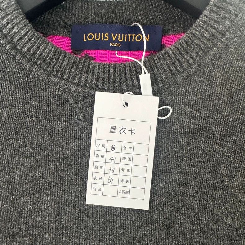 Louis Vuitton Louis Vuitton Black Purple Wool Sweater - dmc Size US S / EU 44-46 / 1 - 4 Thumbnail
