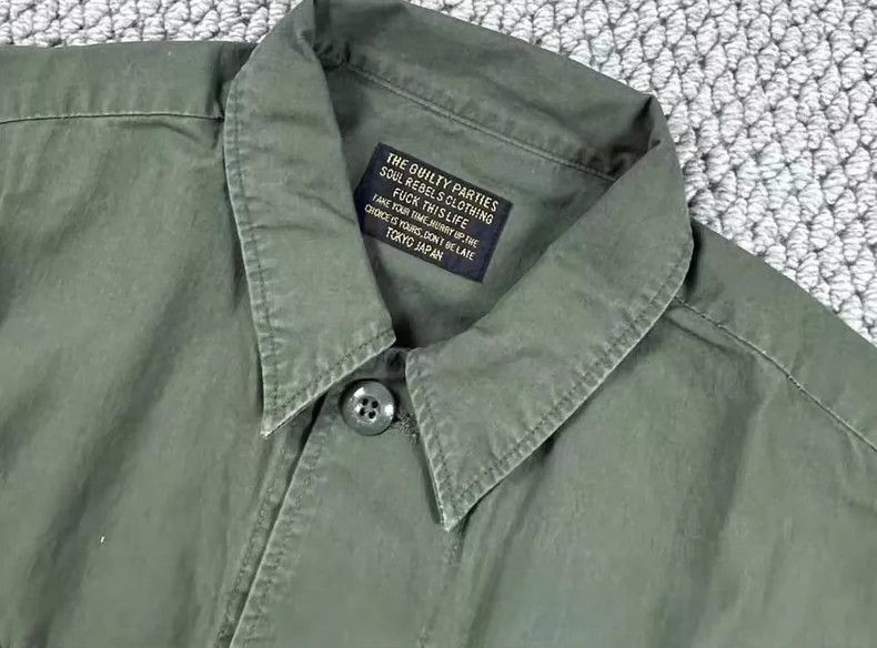Wacko Maria WACKO MARIA ARMY SHIRT Embroidered Field Jacket - dmc Size US M / EU 48-50 / 2 - 2 Thumbnail