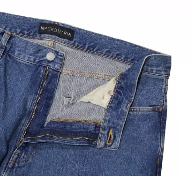 Wacko Maria WACKO MARIA Washed Denim Pants in Blue - dmc Size US 30 / EU 46 - 7 Thumbnail