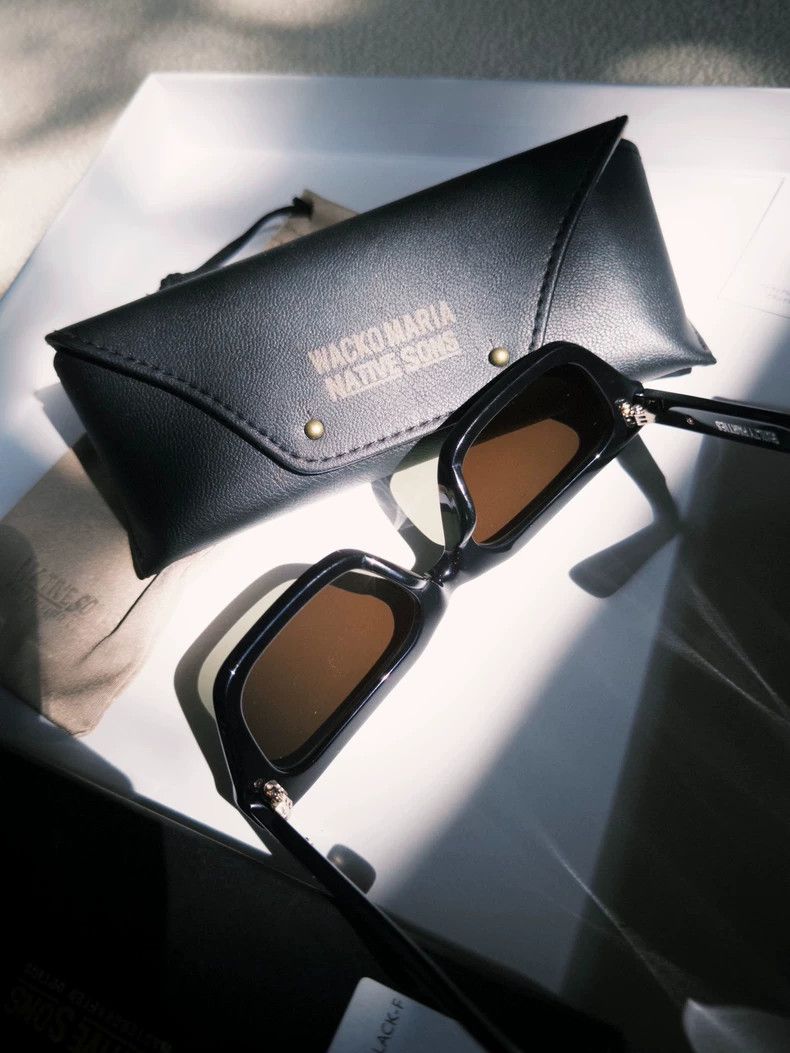 Julius WACKO MARIA Unique Black Sunglasses with Tags - dmc Size ONE SIZE - 5 Thumbnail