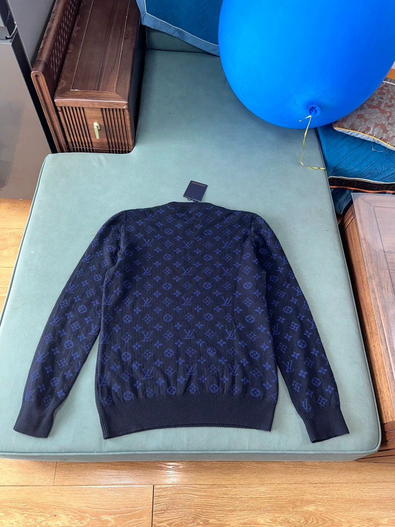 Louis Vuitton Louis Vuitton Cashmere Sweater with Blue Print - dmc Size US M / EU 48-50 / 2 - 7 Thumbnail