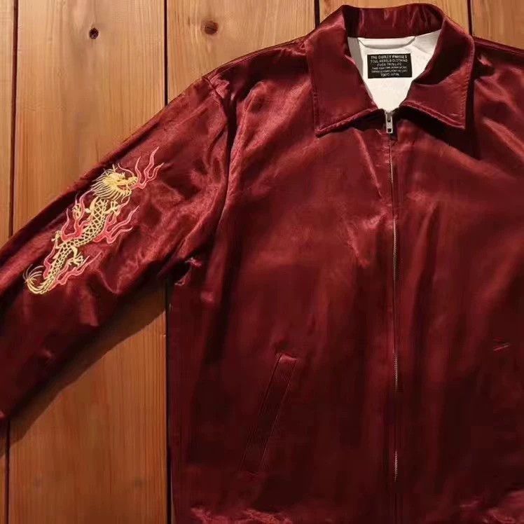 Wacko Maria WACKO MARIA Silk Jacket with Dragon Embroidery - dmc Size US M / EU 48-50 / 2 - 8 Thumbnail