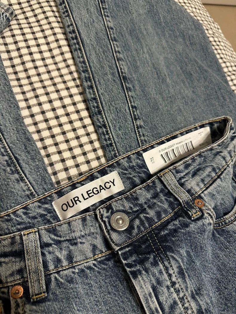 Our Legacy Our Legacy Treble Cut Wide Leg Jeans - dmc Size US 27 - 7 Thumbnail