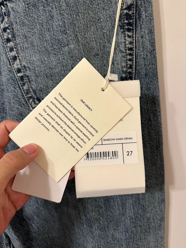 Our Legacy Our Legacy Treble Cut Wide Leg Jeans - dmc Size US 27 - 8 Thumbnail
