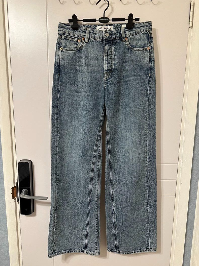 Our Legacy Our Legacy Treble Cut Wide Leg Jeans - dmc Size US 27 - 2 Thumbnail