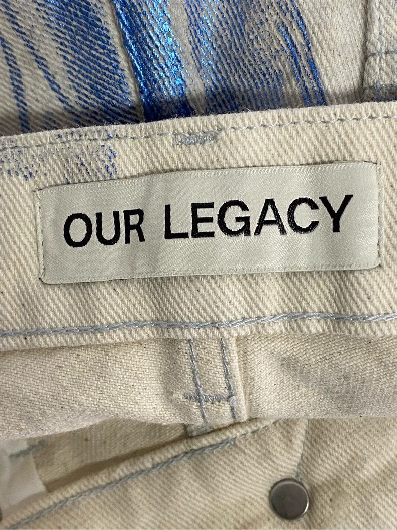 Our Legacy Our Legacy Blue Printed Denim Pants - dmc Size US 30 / EU 46 - 6 Thumbnail