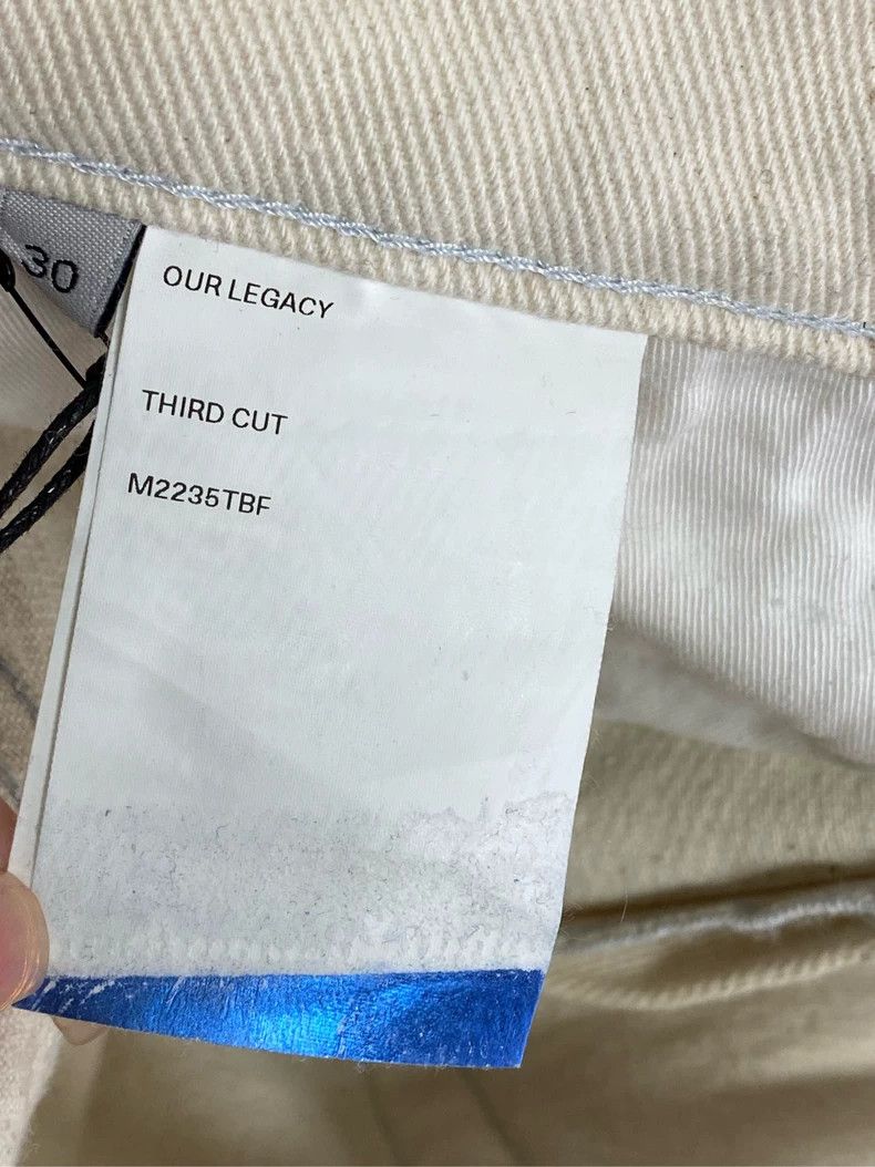Our Legacy Our Legacy Blue Printed Denim Pants - dmc Size US 30 / EU 46 - 7 Thumbnail