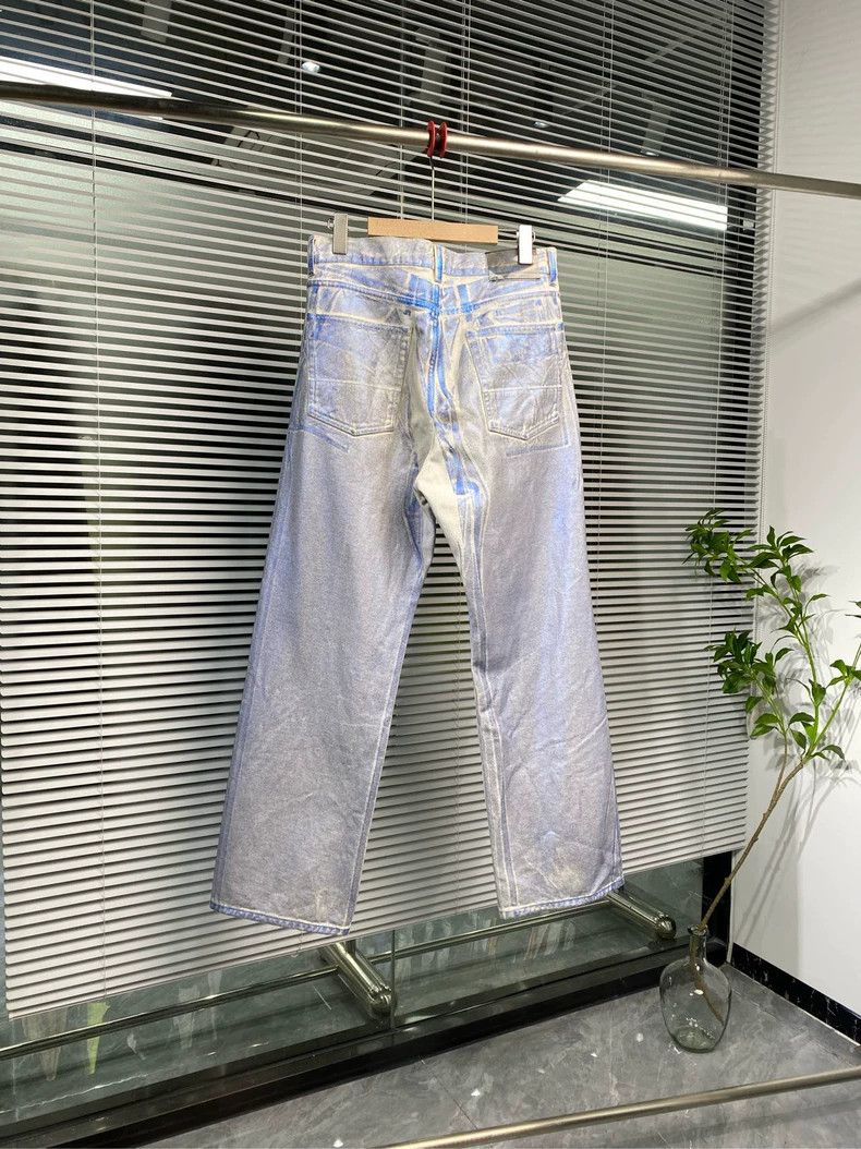 Our Legacy Our Legacy Blue Printed Denim Pants - dmc Size US 30 / EU 46 - 2 Thumbnail