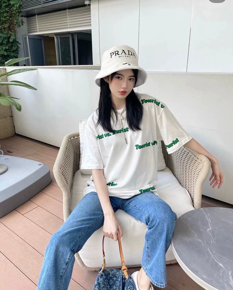 Louis Vuitton Louis Vuitton White Graphic Short Sleeve Shirt - dmc Size US L / EU 52-54 / 3 - 8 Thumbnail