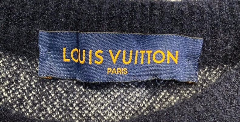 Louis Vuitton Navy Camouflage Knit Sweater Size S - dmc Size US S / EU 44-46 / 1 - 4 Thumbnail