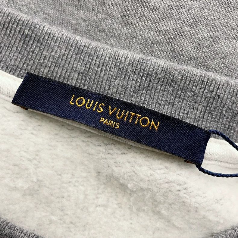 Louis Vuitton Gray Louis Vuitton Sweater with Twisted Logo - dmc Size US L / EU 52-54 / 3 - 5 Thumbnail