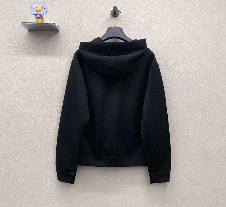 Louis Vuitton Louis Vuitton Black Hoodie with Logo Print - dmc Size US S / EU 44-46 / 1 - 2 Thumbnail
