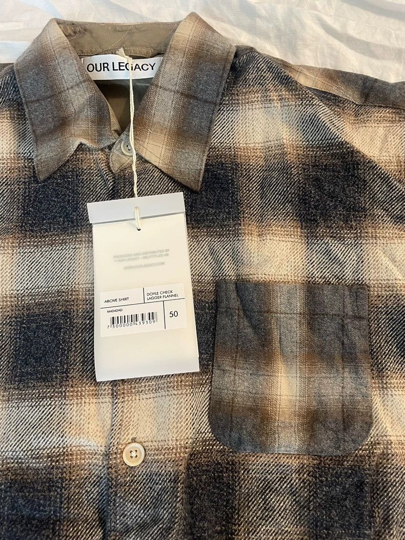 Our Legacy Our Legacy Flannel Check Shirt Size 50 - dmc Size US XXL / EU 58 / 5 - 2 Thumbnail
