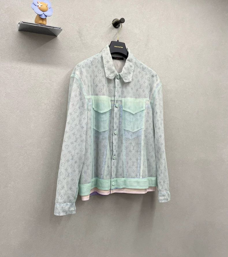 Louis Vuitton Colorful Macaron Denim Jacket - dmc Size US L / EU 52-54 / 3 - 3 Thumbnail