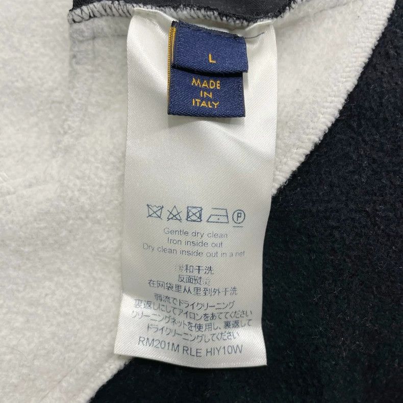 Louis Vuitton LV Gray White Logo Print Hoodie - dmc Size US L / EU 52-54 / 3 - 6 Thumbnail