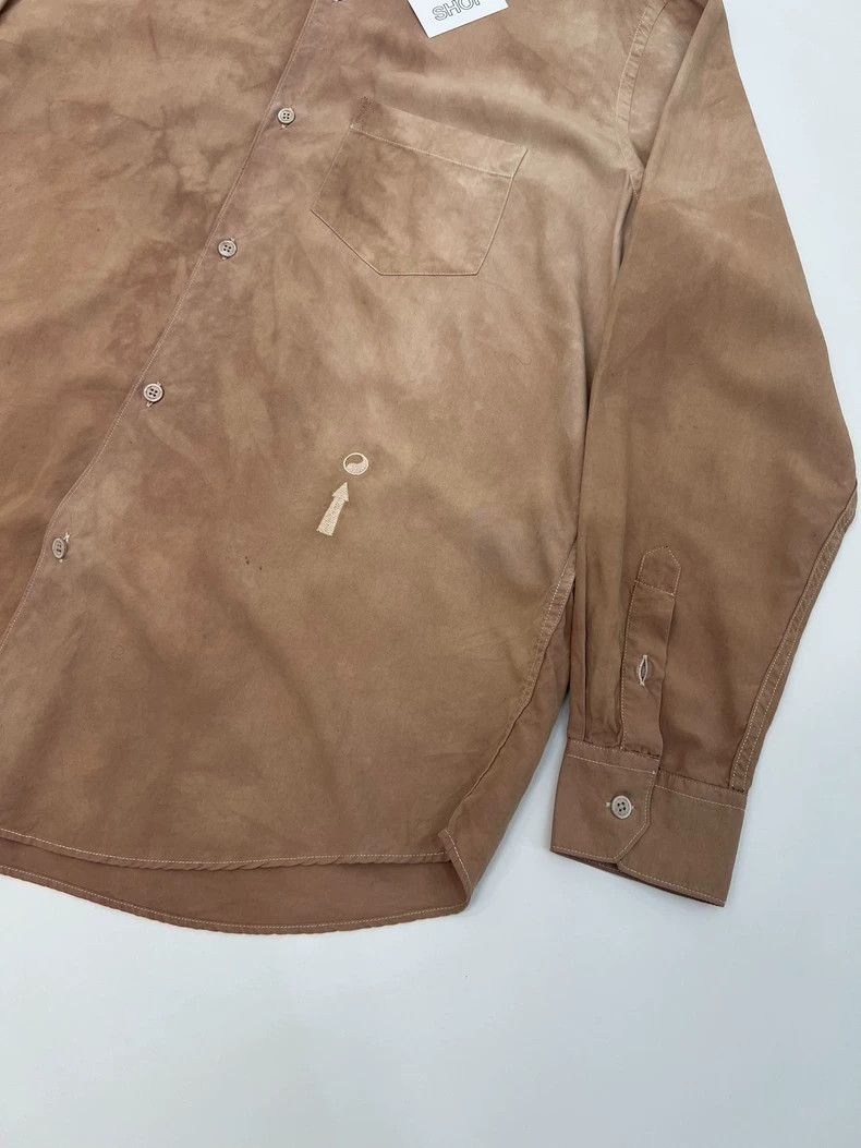 Our Legacy Orange Long Sleeve Shirt with Natural Dye Effect - dmc Size US L / EU 52-54 / 3 - 3 Thumbnail
