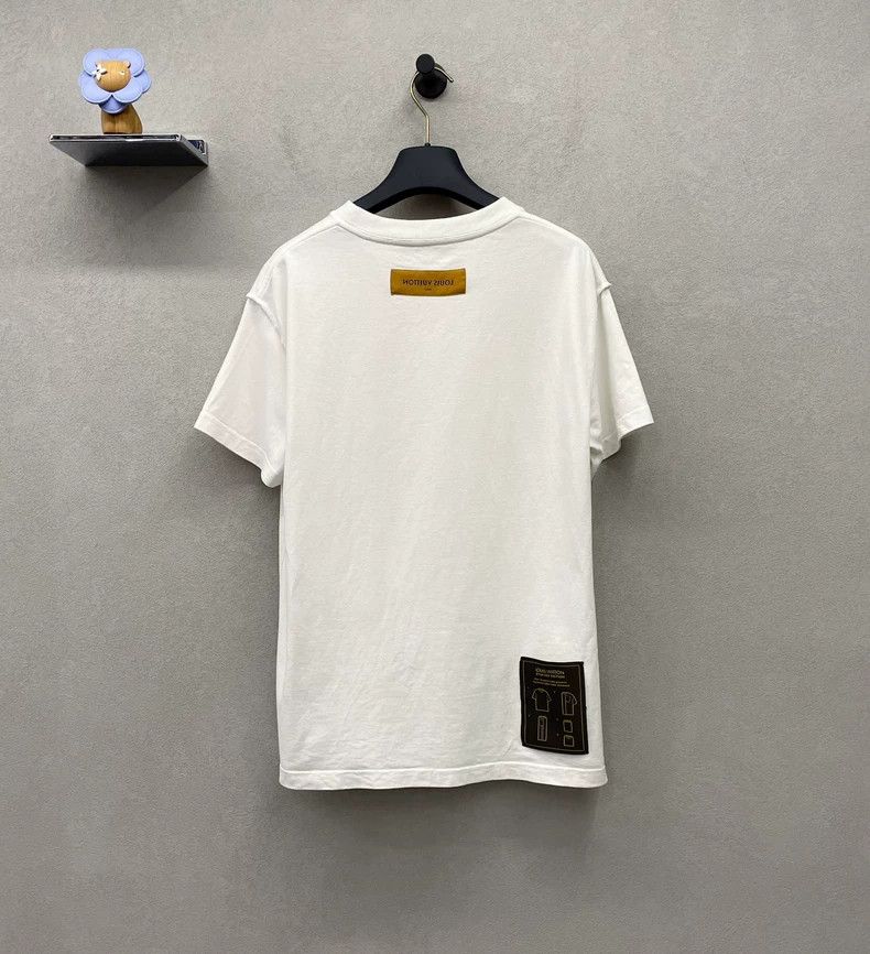 Louis Vuitton White Short Sleeve Slim Fit Top - dmc Size US XS / EU 42 / 0 - 2 Thumbnail