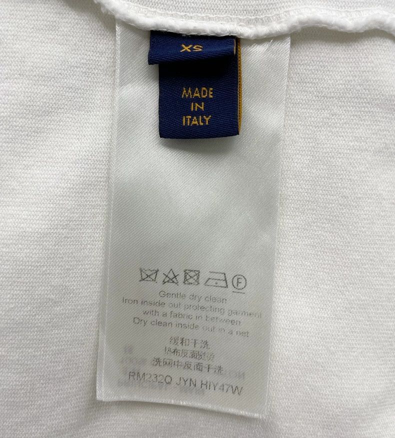 Louis Vuitton White Short Sleeve Slim Fit Top - dmc Size US XS / EU 42 / 0 - 6 Thumbnail
