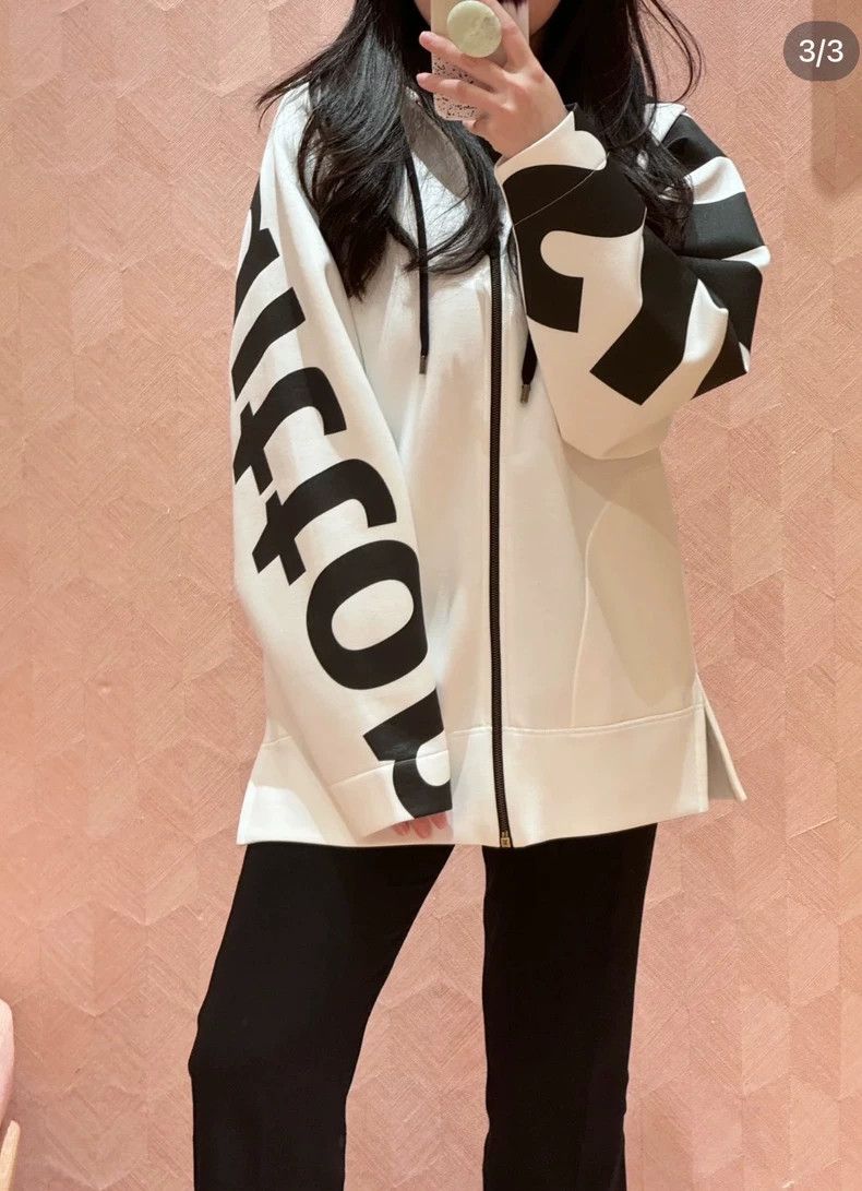 Louis Vuitton Louis Vuitton White Printed Hoodie Jacket - dmc Size US XS / EU 42 / 0 - 6 Thumbnail