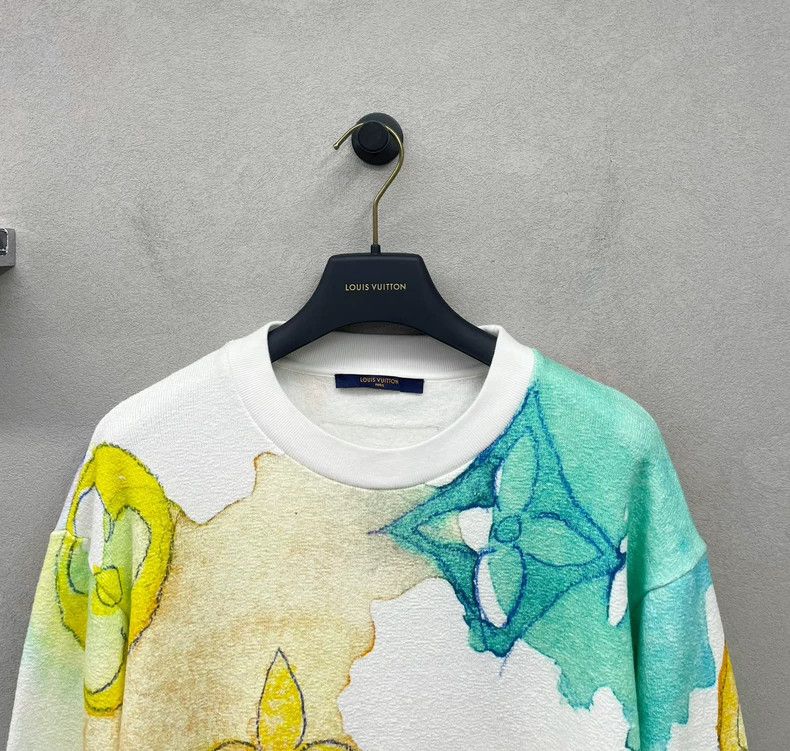 Louis Vuitton Colorful Watercolor Graphic Sweatshirt - dmc Size US L / EU 52-54 / 3 - 4 Thumbnail