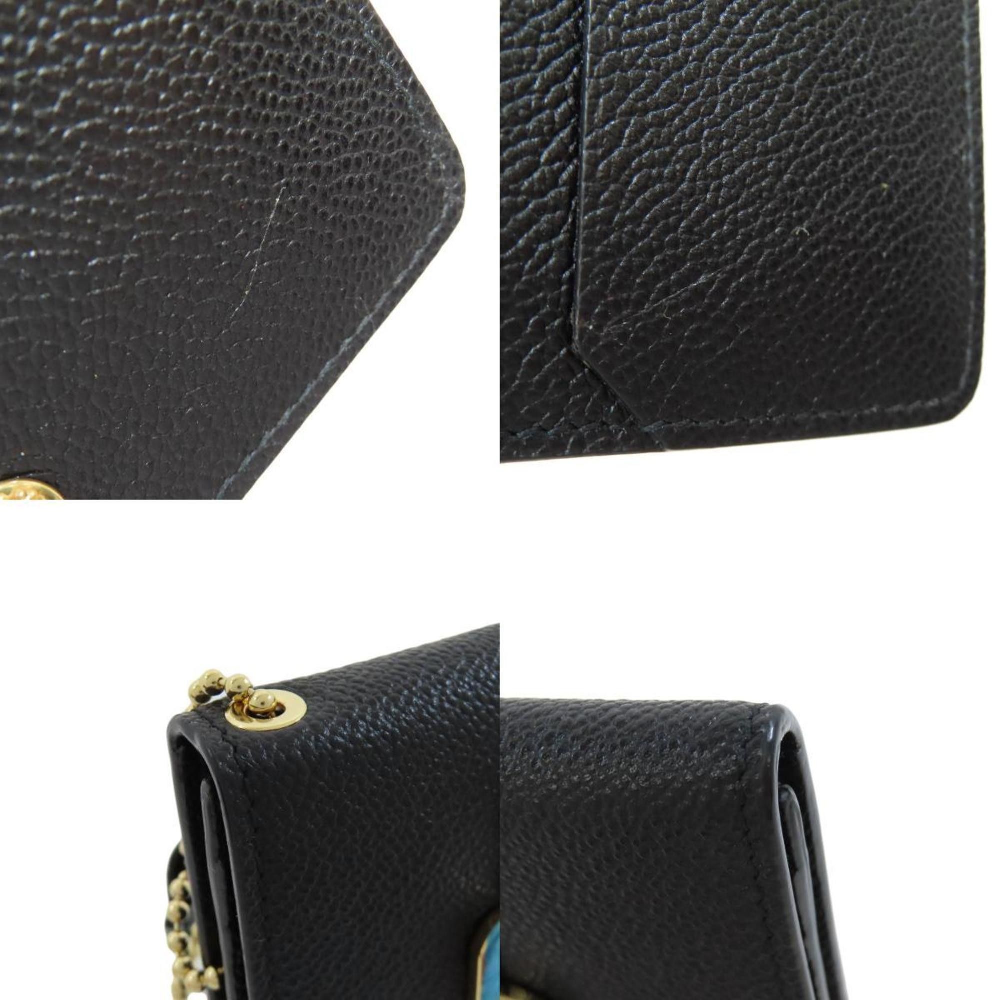 Bally BALLY Business Card Holder/Card Case Leather Women's Size ONE SIZE - 9 Thumbnail