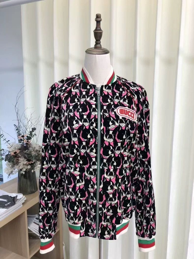 Gucci Gucci Dog Print Velvet Jacket - dmc Size US L / EU 52-54 / 3 - 6 Thumbnail