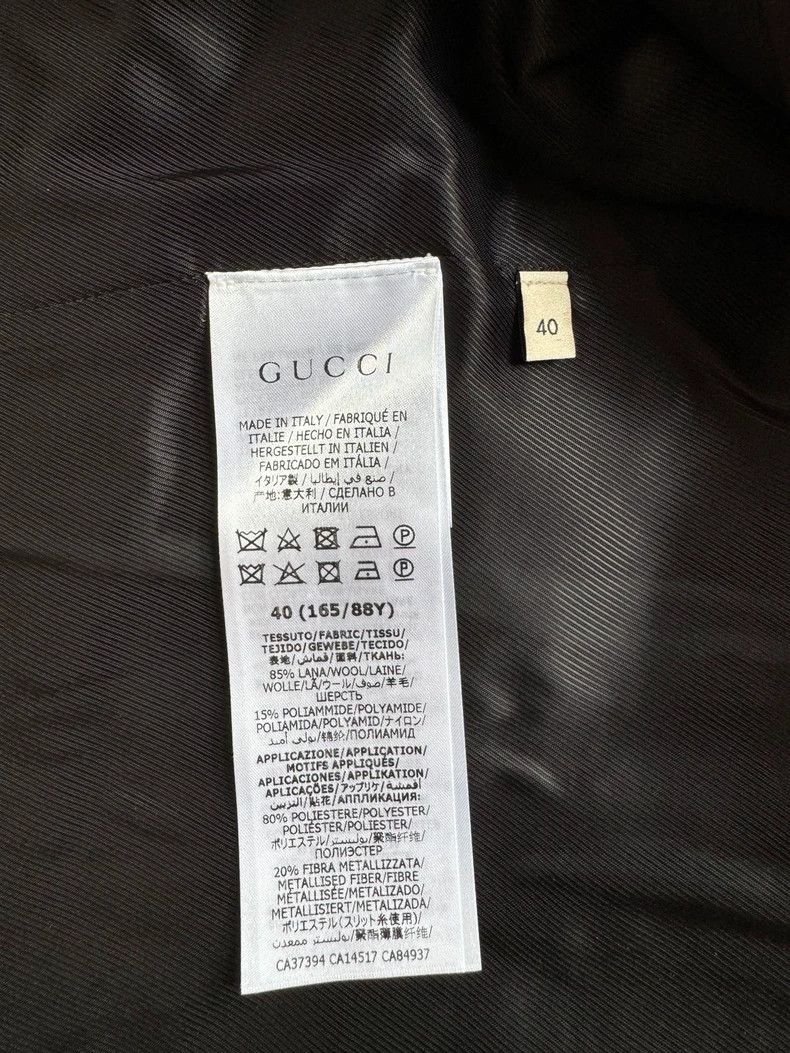 Gucci Gucci Black Double-Breasted Jacket - dmc Size US M / EU 48-50 / 2 - 3 Thumbnail