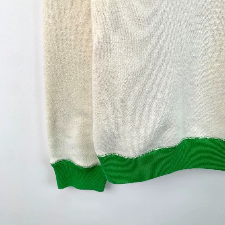 Gucci Gucci Beige Logo Sequined Long Sleeve Sweatshirt - dmc Size US M / EU 48-50 / 2 - 5 Thumbnail