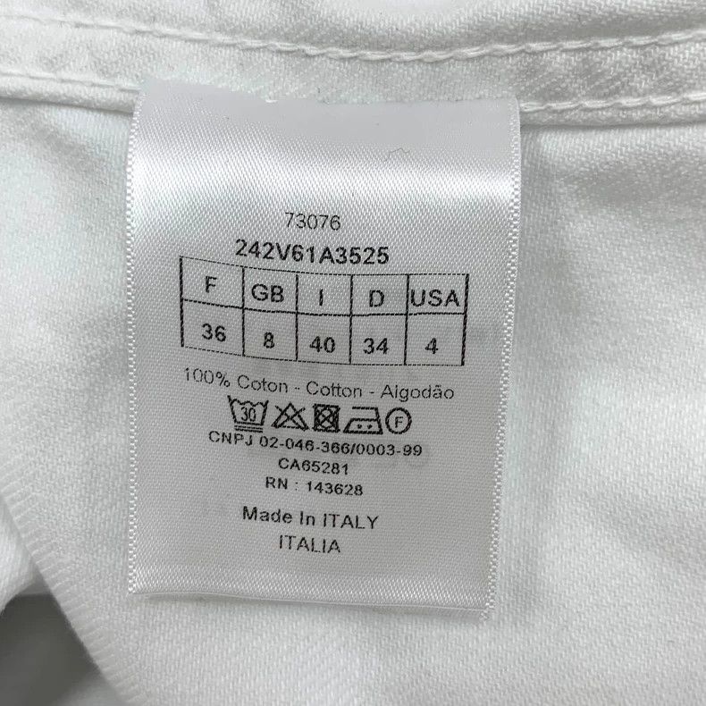 Dior Dior White Logo Embroidered Denim Jacket - dmc Size US S / EU 44-46 / 1 - 8 Thumbnail
