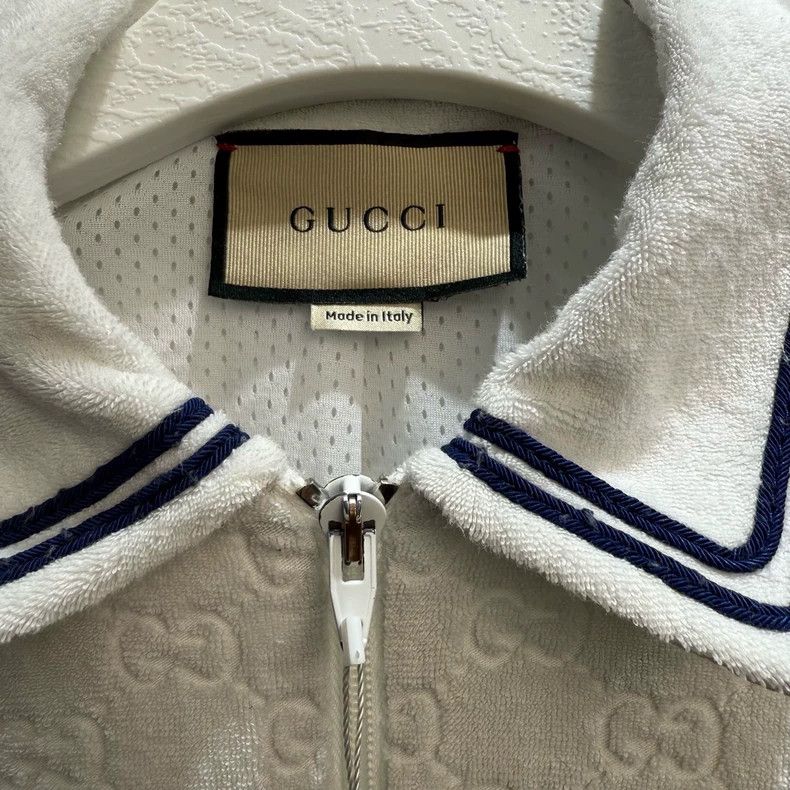 Gucci Gucci Logo Zip Short Sleeve Jacket - dmc Size US XXS / EU 40 - 3 Thumbnail