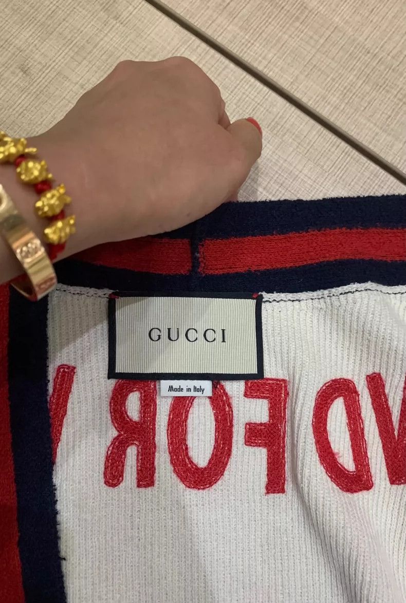 Gucci Gucci Knit Cardigan Sweater with Stripes - dmc Size US M / EU 48-50 / 2 - 4 Thumbnail