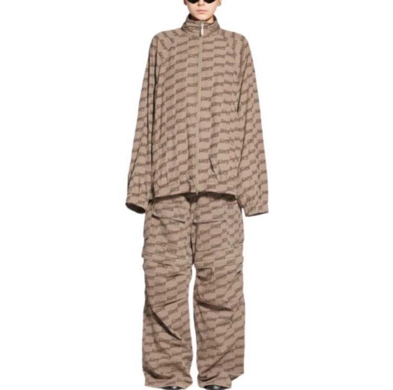 Balenciaga Balenciaga Monogram Print Jacket Outerwear - dmc Size US XS / EU 42 / 0 - 2 Thumbnail