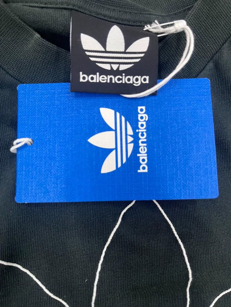Balenciaga Balenciaga x adidas Logo Short Sleeve T-Shirt - dmc Size US M / EU 48-50 / 2 - 3 Thumbnail