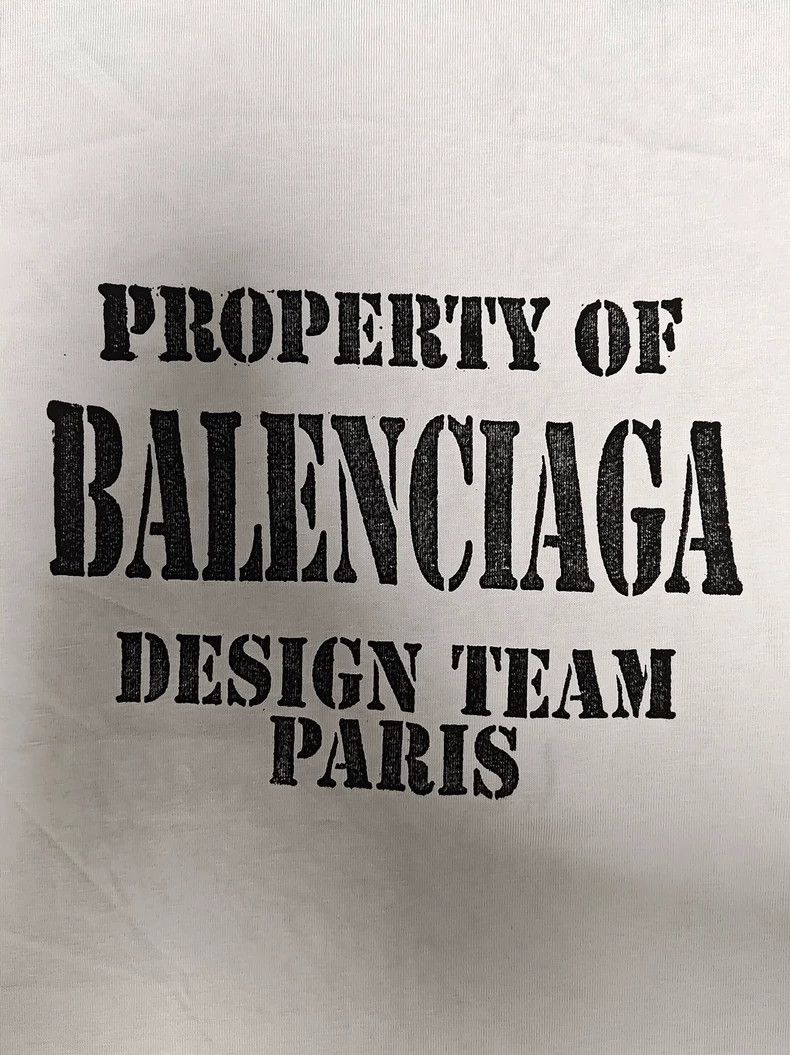Balenciaga Vintage Design Team Short Sleeve Tee - dmc