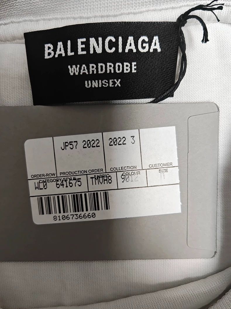 Balenciaga Vintage Design Team Short Sleeve Tee - dmc
