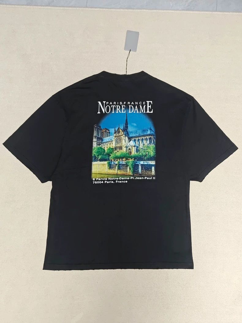 Balenciaga Balenciaga Sacre Coeur Graphic Short Sleeve T-Shirt - dmc Size US S / EU 44-46 / 1 - 2 Thumbnail