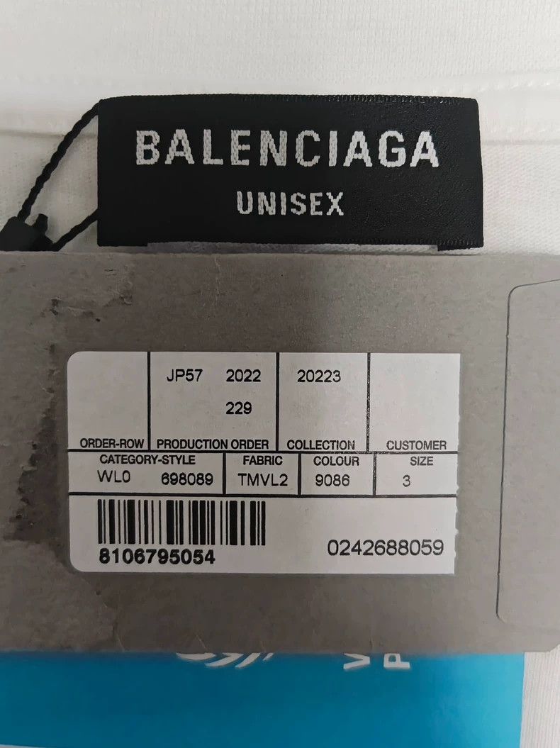 Balenciaga Balenciaga Long Sleeve Charity Collaboration Top - dmc Size US M / EU 48-50 / 2 - 5 Thumbnail