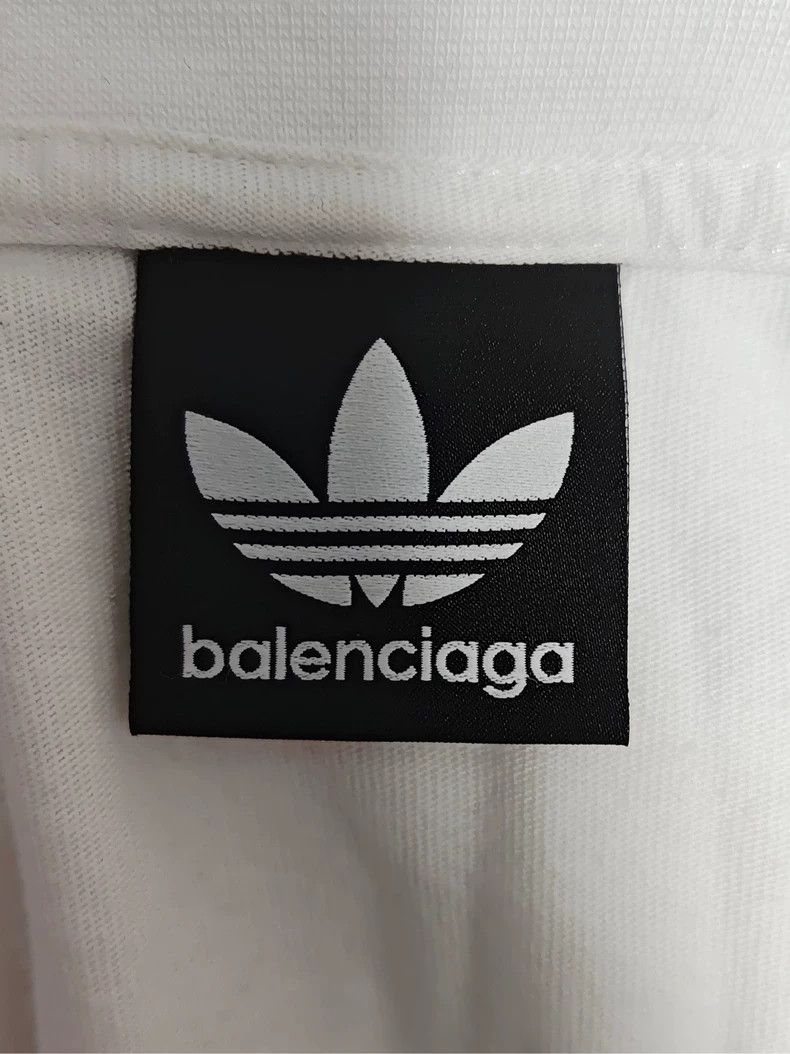 Balenciaga Balenciaga Adidas Collaboration Short Sleeve T-Shirt - dmc Size US S / EU 44-46 / 1 - 4 Thumbnail