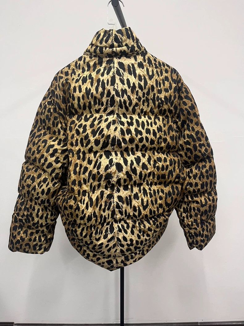 Balenciaga Balenciaga Leopard Print Cotton Puffer Jacket - dmc Size US XS / EU 42 / 0 - 2 Thumbnail