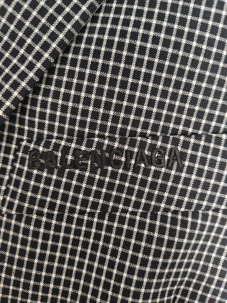 Balenciaga Balenciaga Checkered Blazer with Shoulder Pads - dmc Size US XS / EU 42 / 0 - 3 Thumbnail