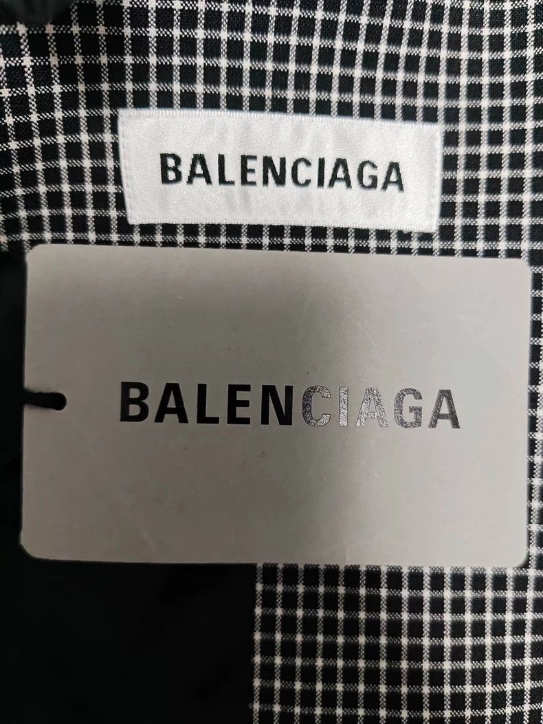 Balenciaga Balenciaga Checkered Blazer with Shoulder Pads - dmc Size US XS / EU 42 / 0 - 4 Thumbnail