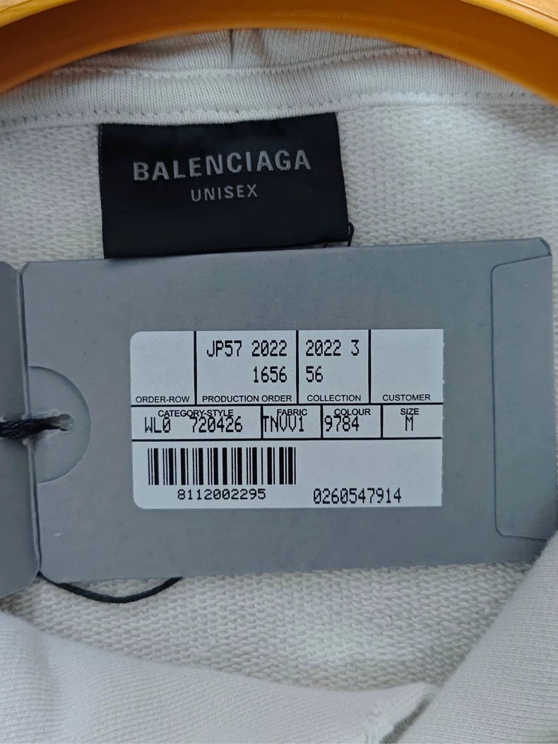 Balenciaga Balenciaga Be Different Printed Hoodie - dmc Size US M / EU 48-50 / 2 - 4 Thumbnail