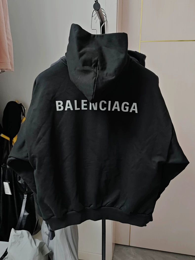 Balenciaga Balenciaga Reflective Logo Hoodie with Tag - dmc Size US S / EU 44-46 / 1 - 2 Thumbnail