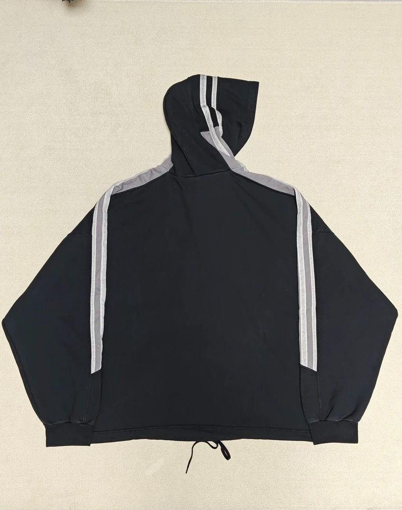 Balenciaga New Balenciaga Black Striped Hoodie Sweatshirt - dmc Size US XL / EU 56 / 4 - 3 Thumbnail
