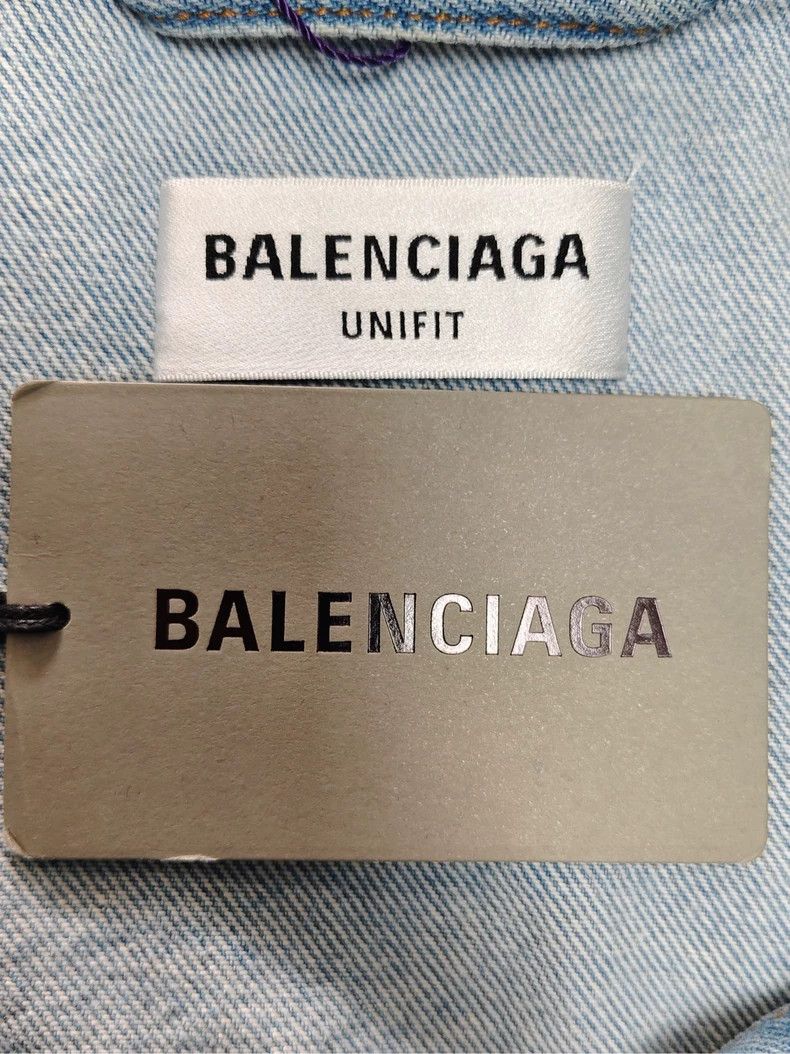 Balenciaga Balenciaga Neon Graffiti Denim Jacket - dmc Size US L / EU 52-54 / 3 - 4 Thumbnail
