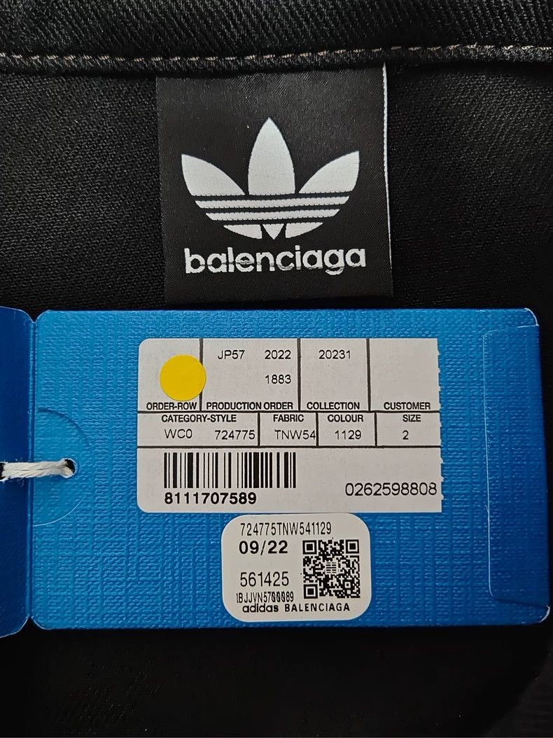 Balenciaga Balenciaga Adidas Denim Jacket with Tags - dmc Size US M / EU 48-50 / 2 - 4 Thumbnail