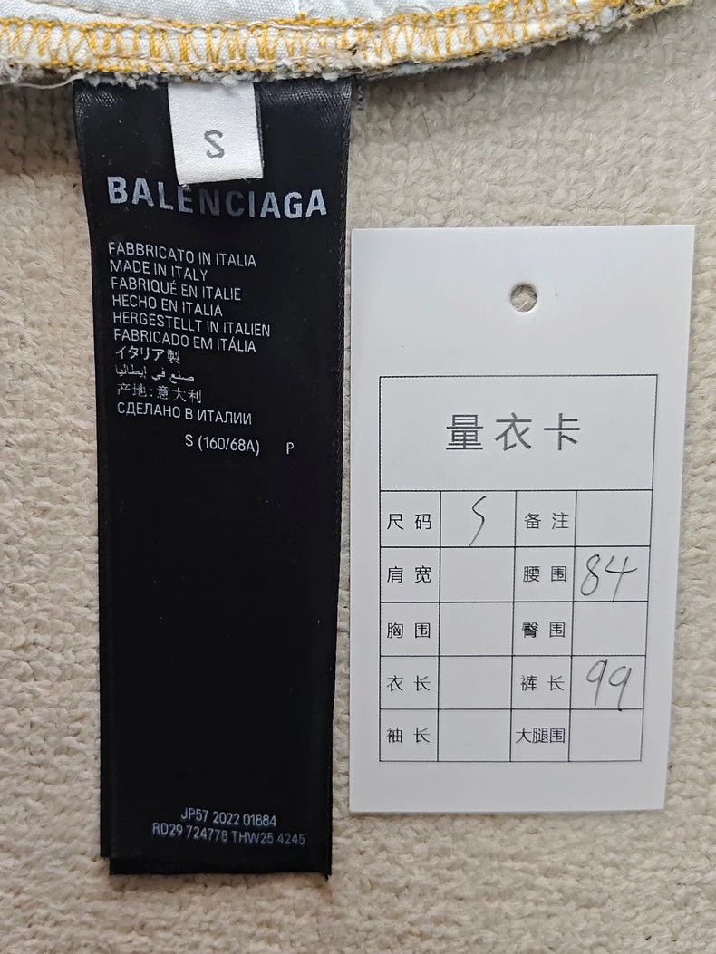 Balenciaga Balenciaga x Adidas Baggy Denim Pants Blue - dmc Size US 26 / EU 42 - 5 Thumbnail